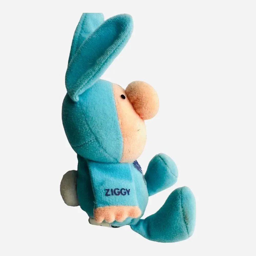 Vintage Ziggy Forget Me Not Happy Easter Doll Plush